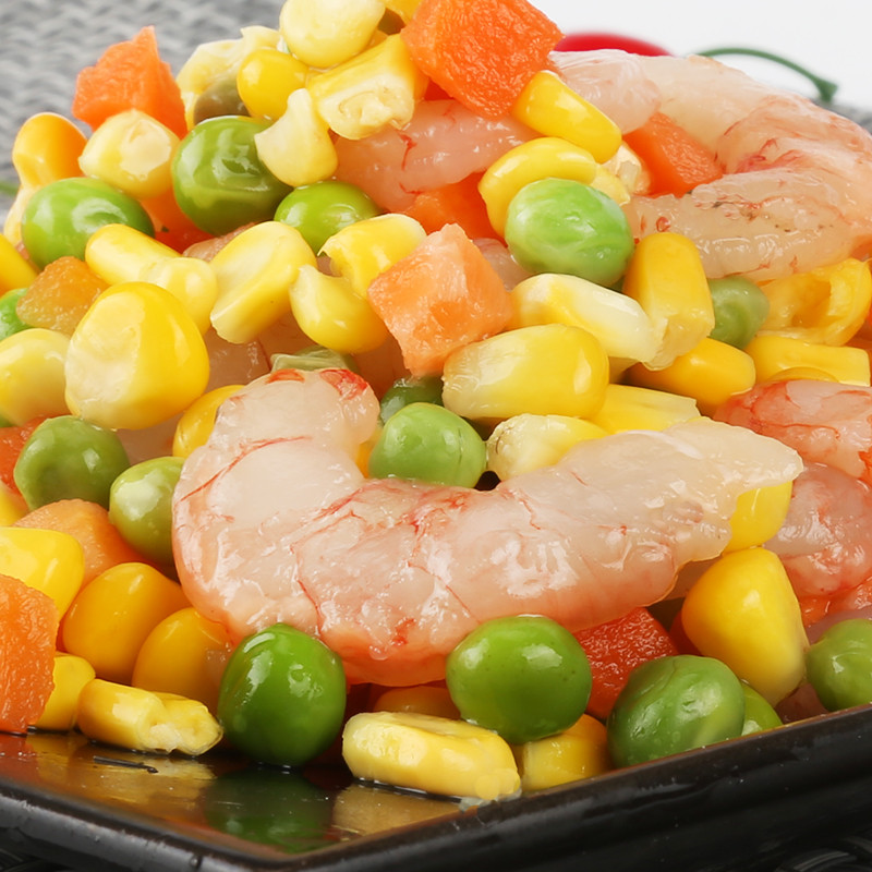 三鲜虾仁玉米